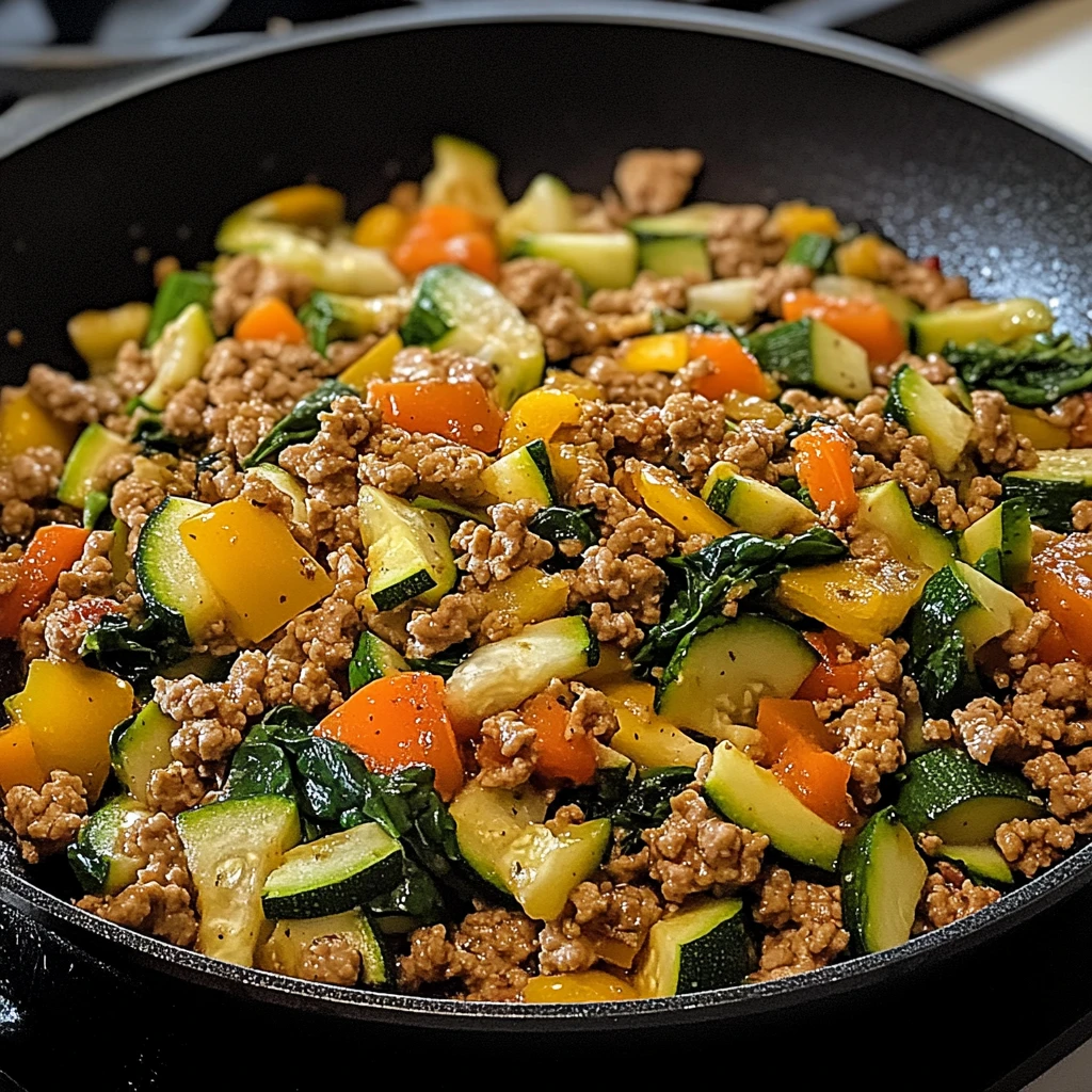 Ground Turkey and Zucchini Skillet 30 Minutes Amazing