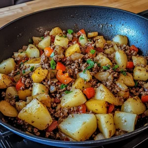 Hamburger Hash 5 Ingredients Easy Delicious