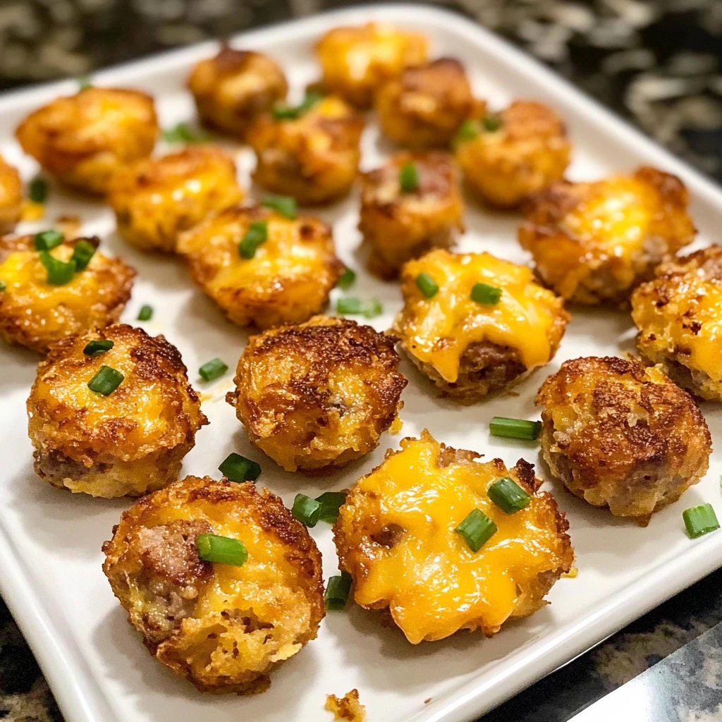 Indulge in Flavorful Hashbrown Sausage Bites for Breakfast! 4 Hashbrown Sausage Bites 4 Ingredients Ultimate Delicious