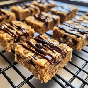 Healthy Peanut Butter Chunk Oatmeal Bars 20 Minutes Easy Delicious