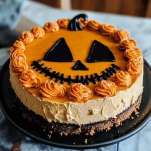 Jack-O’-Lantern Cheesecake 5 Steps Ultimate Delicious