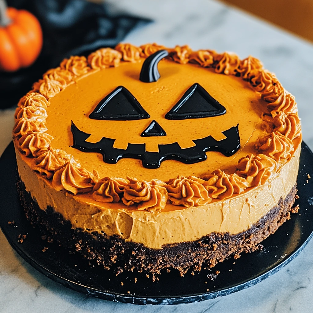 Create a Spooktacular Jack-O’-Lantern Cheesecake This Halloween! 4 Jack-O’-Lantern Cheesecake 5 Steps Ultimate Delicious