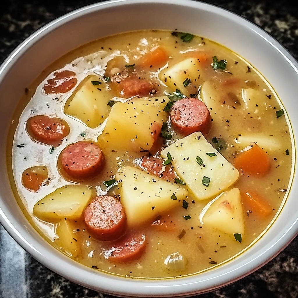 Make the Best Kielbasa Potato Soup for a Cozy Dinner 4 Kielbasa Potato Soup 5 Steps Ultimate Delicious