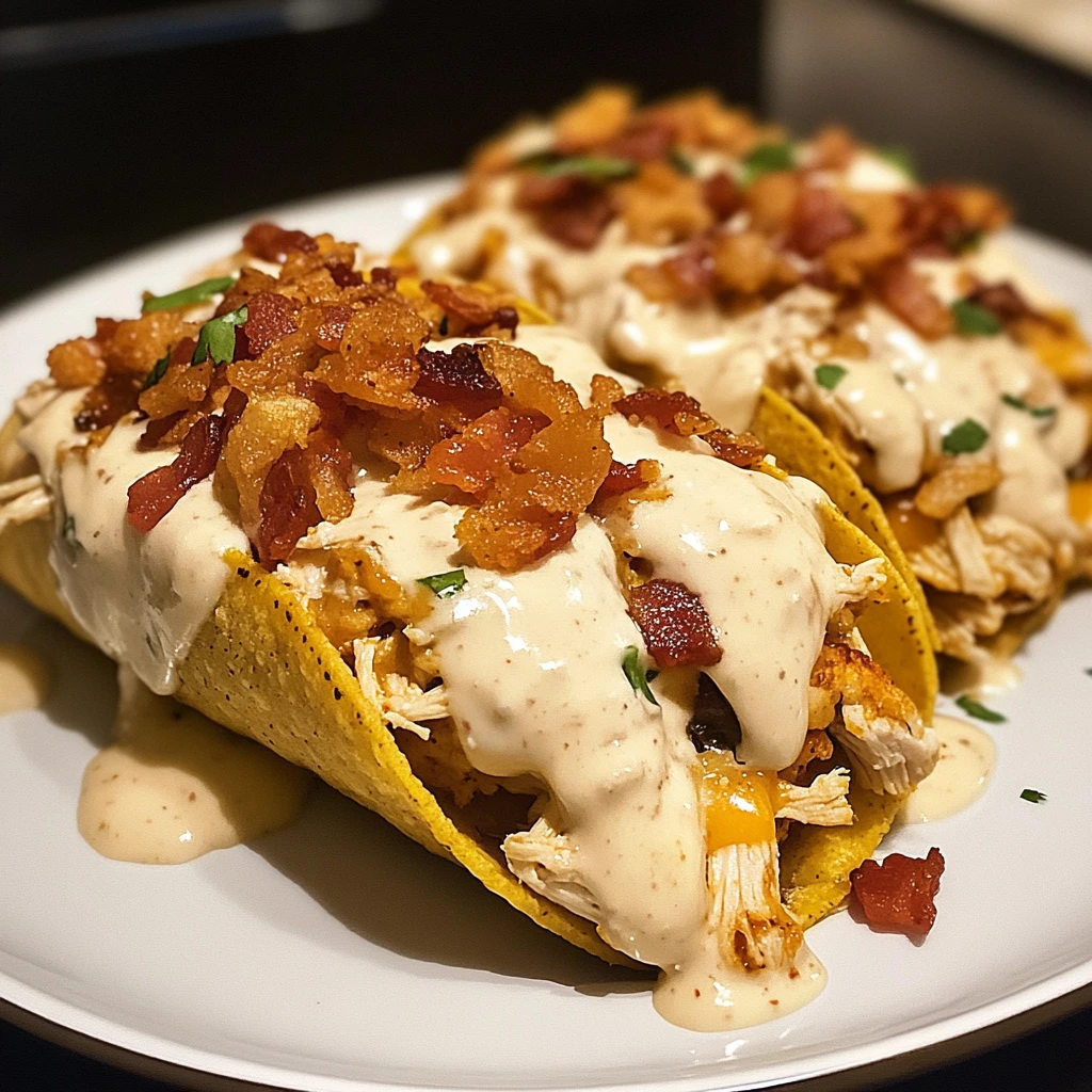 Indulge in Loaded Chicken Bacon Ranch Taco Bell Bombs Today! 4 Loaded Chicken Bacon Ranch Taco Bell Bombs 30 Minutes Easy Delicious