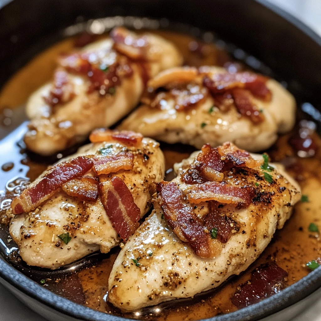 Make Mouthwatering Maple Garlic Bacon Chicken in 30 Minutes! 4 Maple Garlic Bacon Chicken 30 Minutes Supreme Delicious