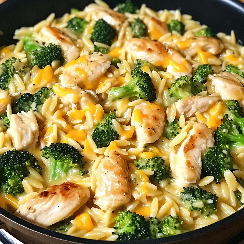 Discover the Ultimate One Pot Cheesy Chicken And Broccoli Orzo Recipe 4 One Pot Cheesy Chicken And Broccoli Orzo 30 Minutes Ultimate Delicious