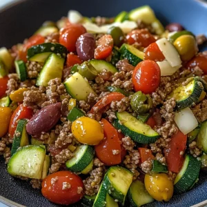 Mediterranean Ground Beef Stir Fry 30 Minutes Amazing