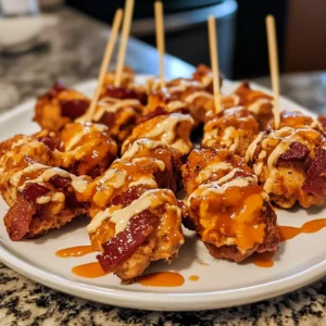 Monster BBQ Bacon Chicken Ranch Destruction Bites 15 Minutes Ultimate Delicious