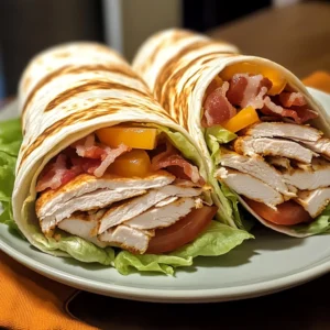 Monster Bacon Ranch Turkey Club Loaded Wraps 4 Servings Ultimate Delicious