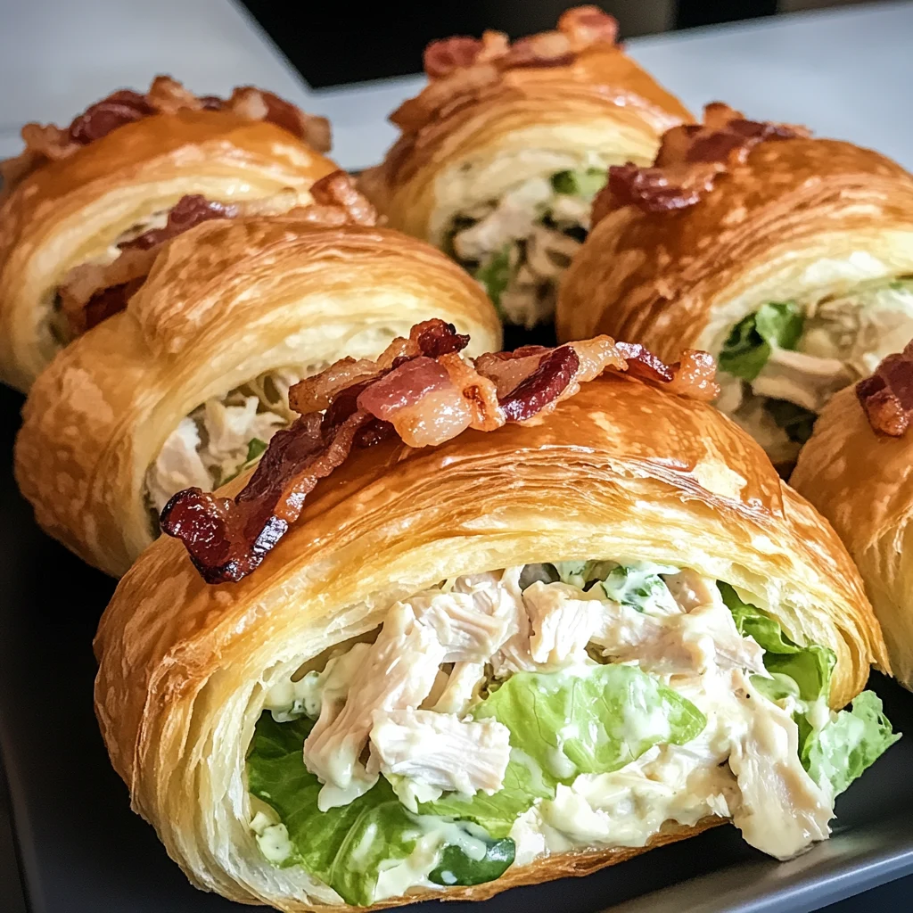 Indulge in Monster Chicken Bacon Caesar Loaded Croissant Bombs Today! 4 Monster Chicken Bacon Caesar Loaded Croissant Bombs 30 Minutes Ultimate Delicious