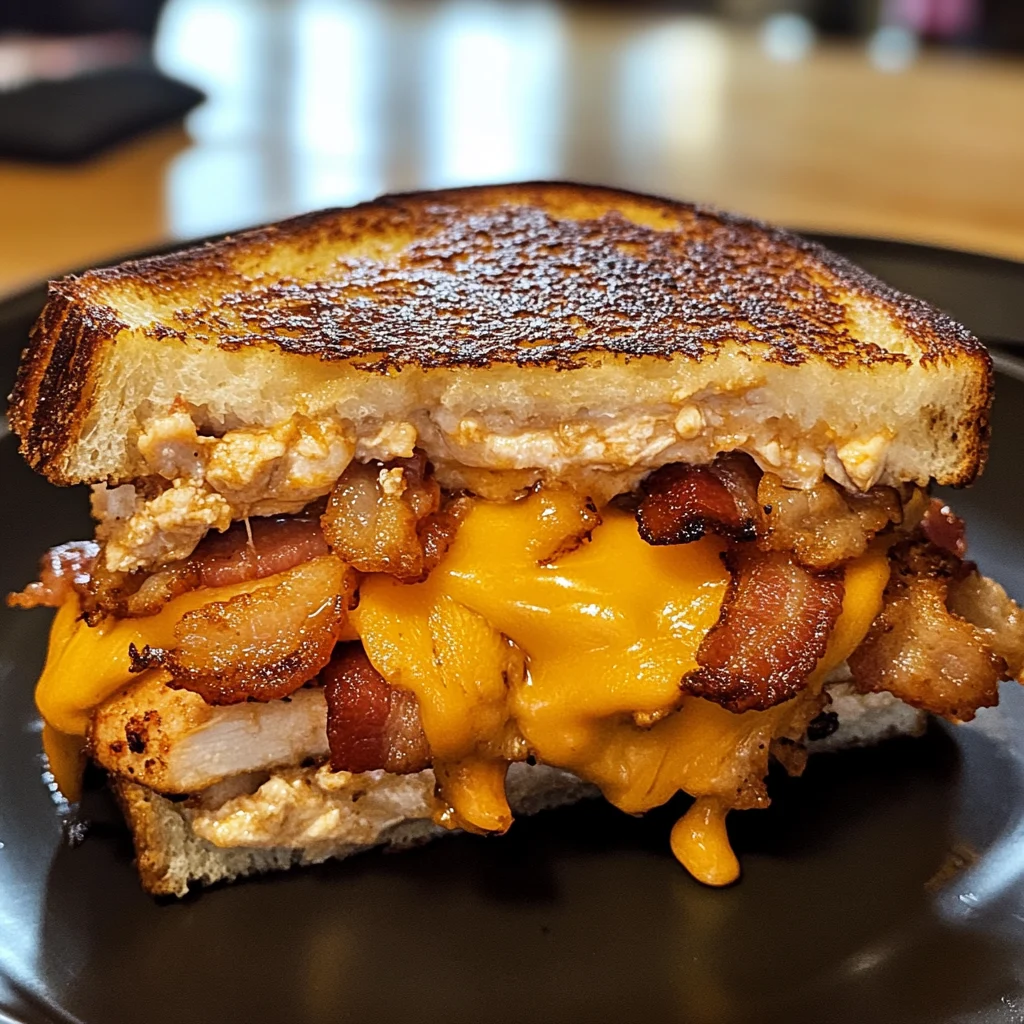 Indulge in the Monster Chicken Bacon Cheese Riot Today! 4 Monster Chicken Bacon Cheese Riot 4 Servings Awesome Delicious