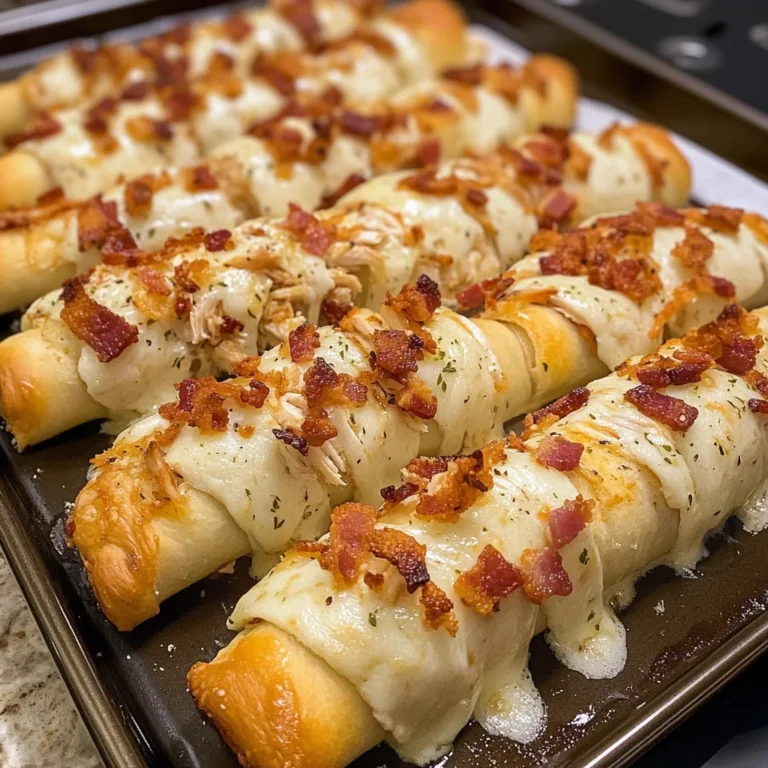 Monster Chicken Bacon Ranch Breadstick Bombs 15 Minutes Easy Delicious