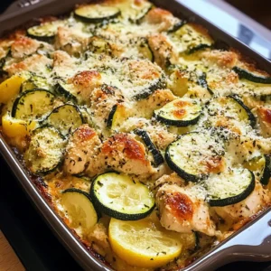 Mediterranean Chicken Zucchini Bake 30 Minutes Easy Delicious
