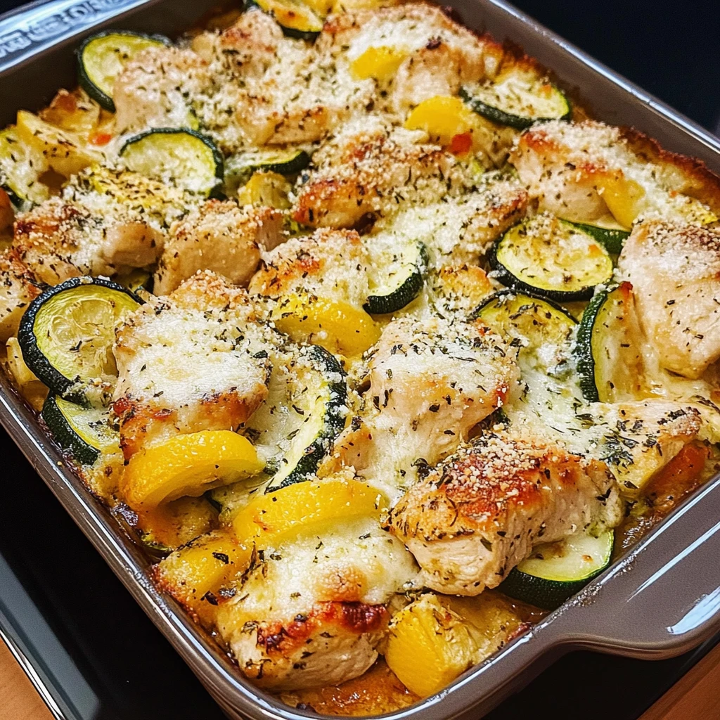 Create a Flavorful Mediterranean Chicken Zucchini Bake Tonight! 4 Mediterranean Chicken Zucchini Bake 30 Minutes Easy Delicious