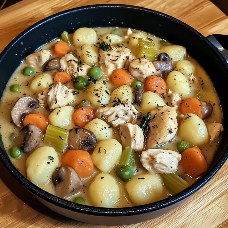 One Pot Gnocchi Chicken Pot Pie 30 Minutes Easy Delicious