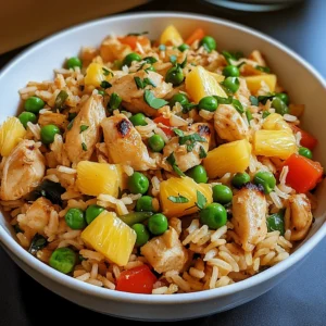 Pineapple Chicken Rice 30 Minutes Easy Delicious