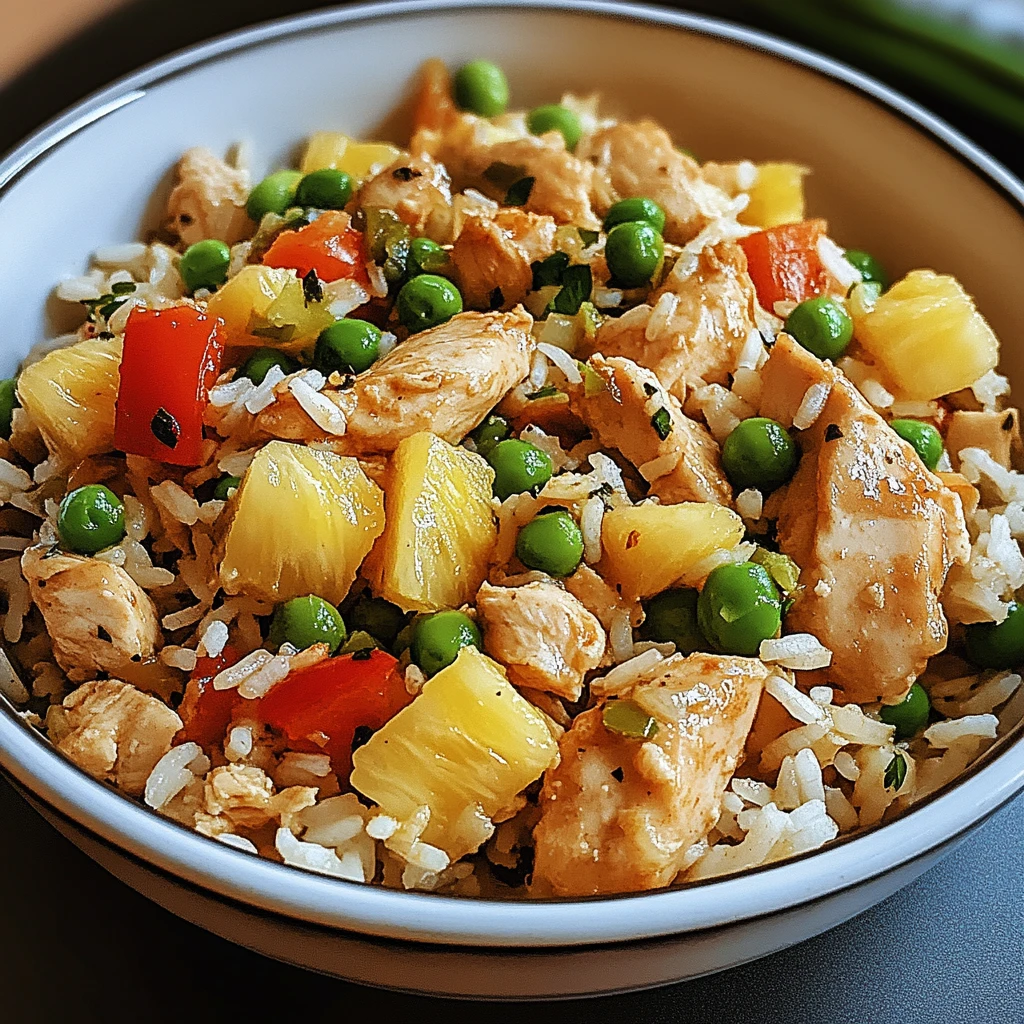 Discover the Flavorful Pineapple Chicken Rice Recipe in 30 Minutes! 4 Pineapple Chicken Rice 30 Minutes Easy Delicious