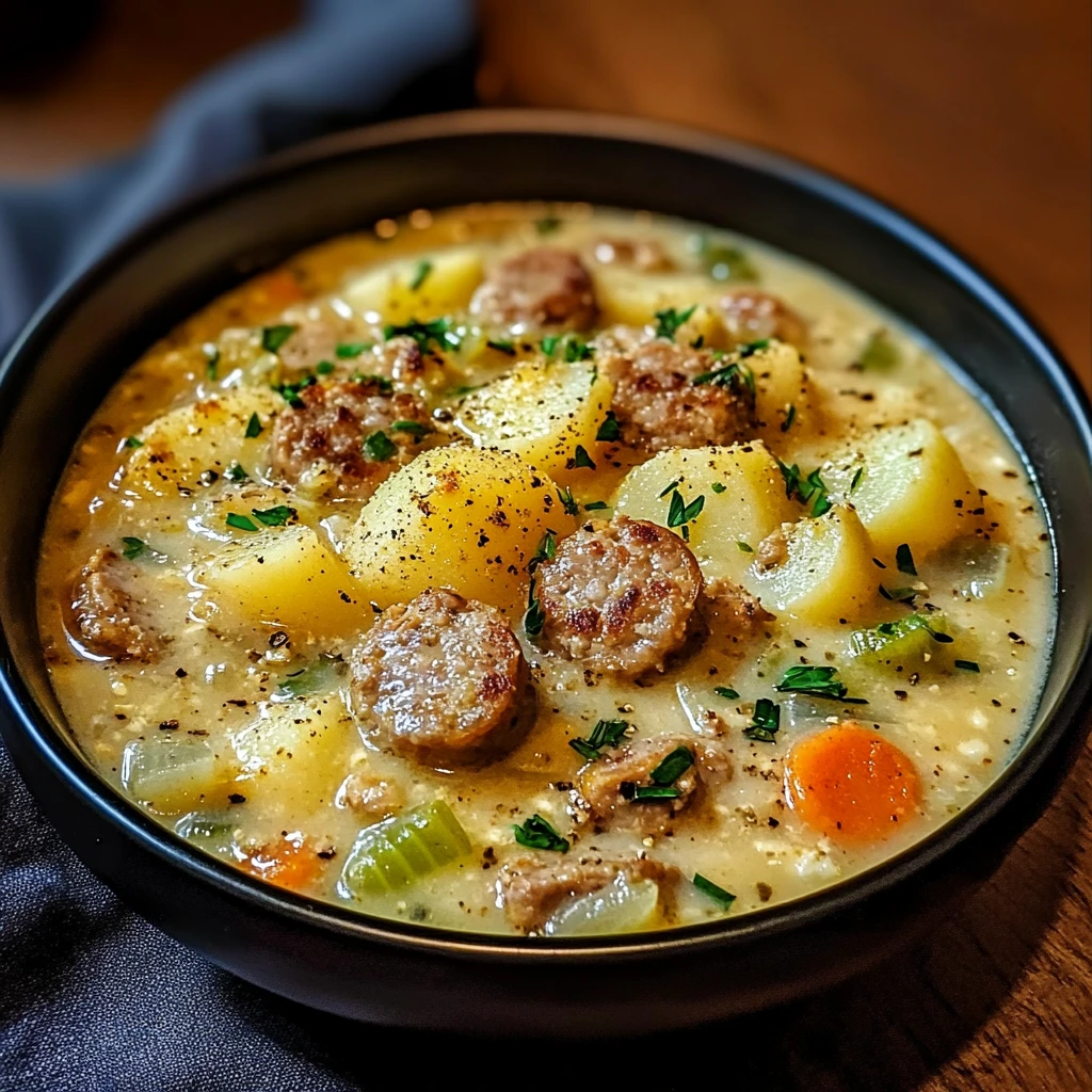 Warm Up with This Amazing Potato and Sausage Chowder Recipe 4 Potato and Sausage Chowder 30 Minutes Ultimate Delicious