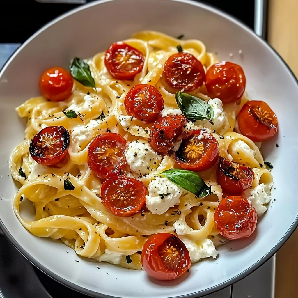 Create Irresistible Roasted Tomato and Garlic Ricotta Pasta Tonight! 4 Roasted Tomato and Garlic Ricotta Pasta 30 Minutes Easy Delicious