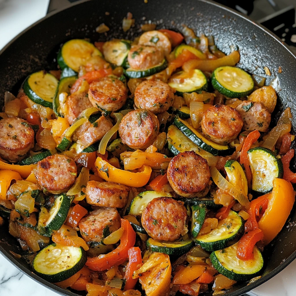 Make a Flavorful Sausage and Zucchini Skillet in 30 Minutes 4 Sausage and Zucchini Skillet 30 Minutes Easy Delicious