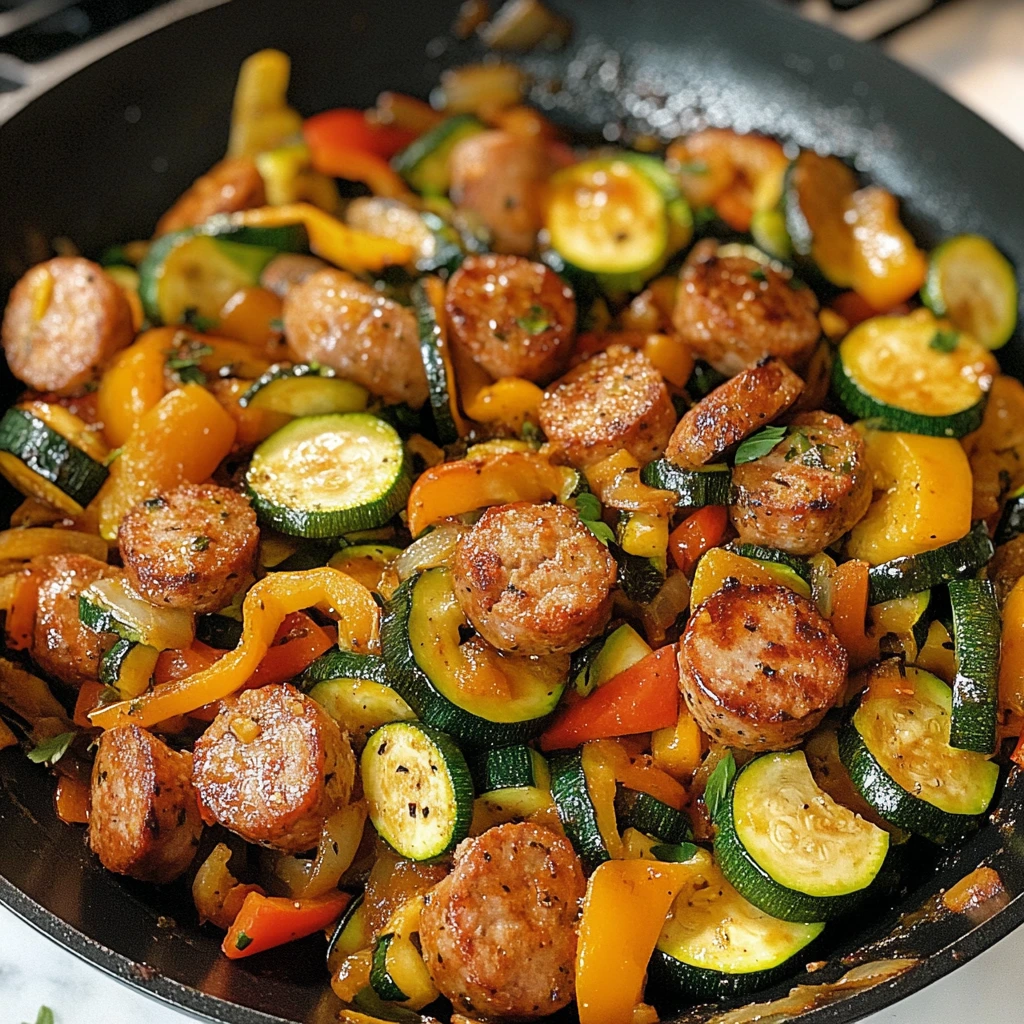 Sausage and Zucchini Skillet 30 Minutes Easy Delicious