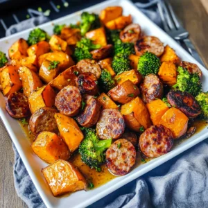 Sheet Pan Sausage and Sweet Potatoes 30 Minutes Amazing
