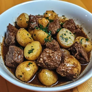 Slow Cooker Garlic Butter Beef Bites 6 Ingredients Easy Delicious