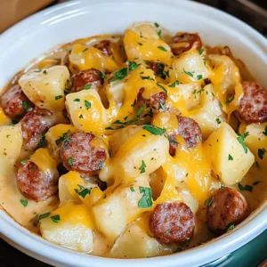 Slow Cooker Sausage and Potato Casserole 7 Ingredients Awesome Delicious