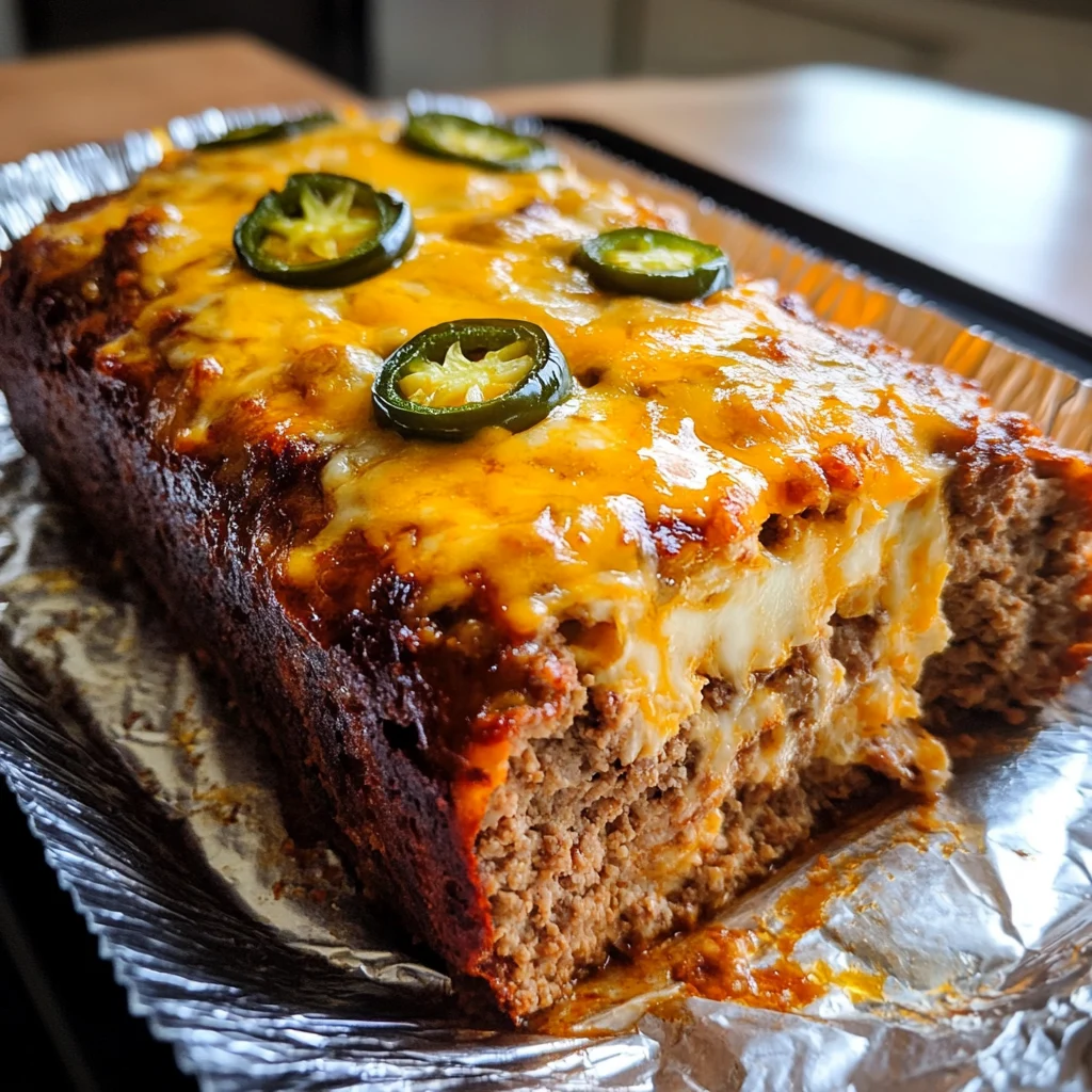 Discover the Best Smoky Jalapeno Popper Meatloaf Recipe Today! 4 Smoky Jalapeno Popper Meatloaf 5 Steps Ultimate Delicious