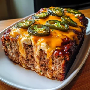 Smoky Jalapeno Popper Meatloaf 5 Steps Ultimate Delicious