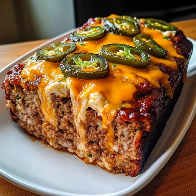 Smoky Jalapeno Popper Meatloaf 5 Steps Ultimate Delicious