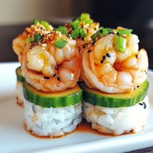 Spicy Shrimp Sushi Stacks 4 Servings Awesome Delicious
