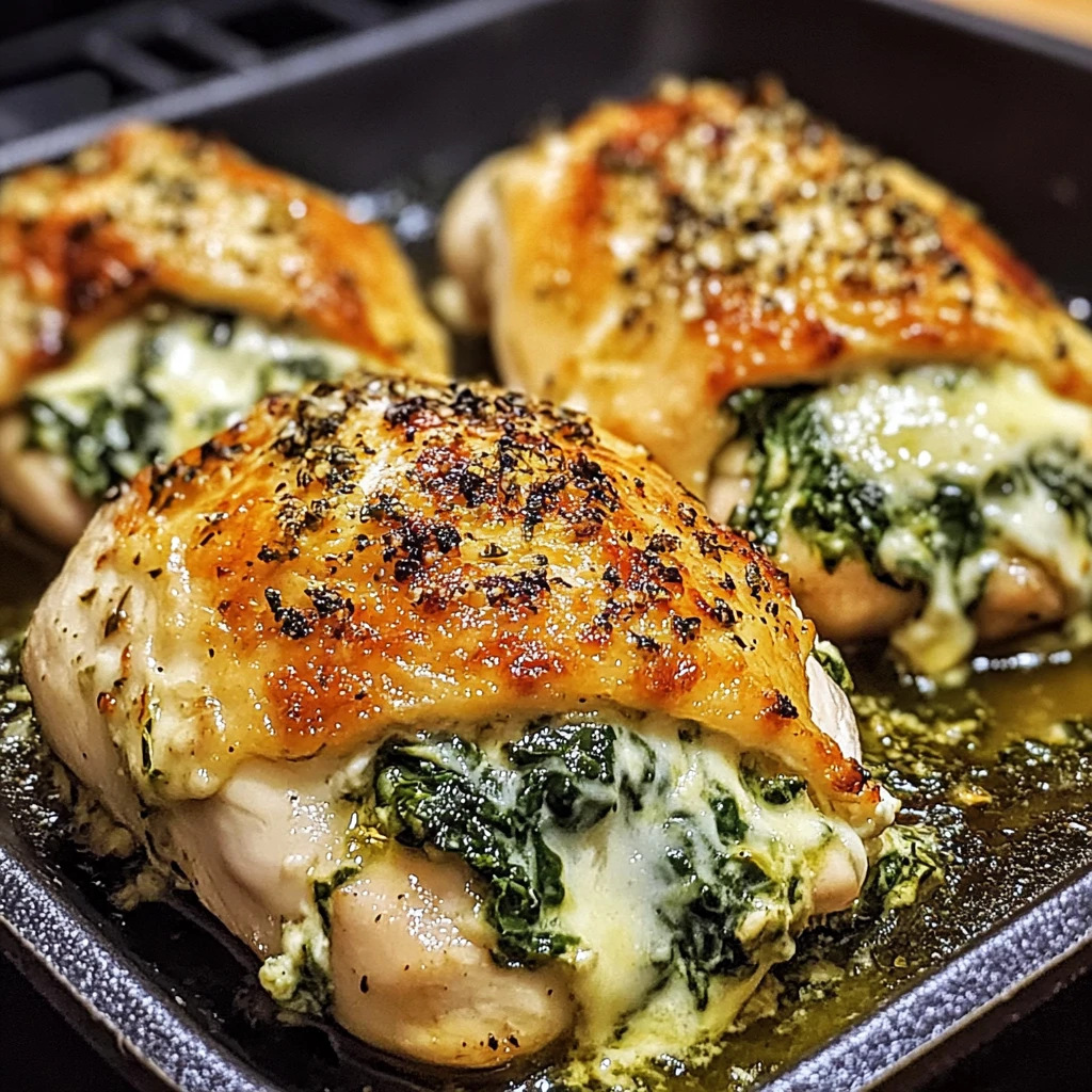 Create Irresistible Spinach Stuffed Chicken in Just 30 Minutes! 4 Spinach Stuffed Chicken 30 Minutes Best Delicious