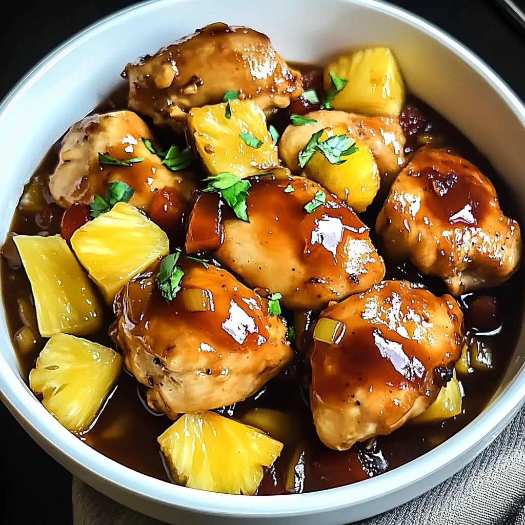 Sweet Hawaiian Crockpot Chicken 4 Ingredients Easy Delicious