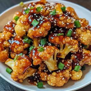 Sweet and Spicy Baked Cauliflower 30 Minutes Ultimate Delicious