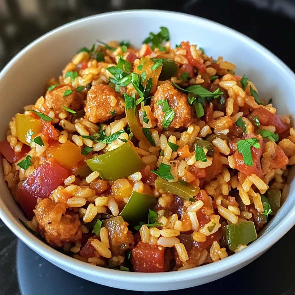 Discover the Ultimate Vegetarian Jambalaya Recipe Today! 4 Vegetarian Jambalaya 5 Steps Perfect Delicious