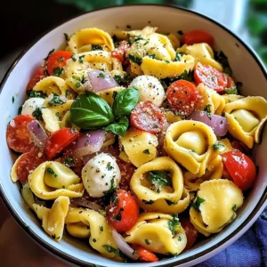 Zesty Tortellini Pasta Salad 4 Servings Ultimate Delicious