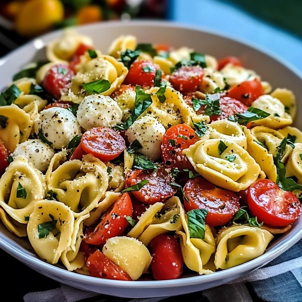 Discover the Best Zesty Tortellini Pasta Salad Recipe Today! 4 Zesty Tortellini Pasta Salad 4 Servings Ultimate Delicious