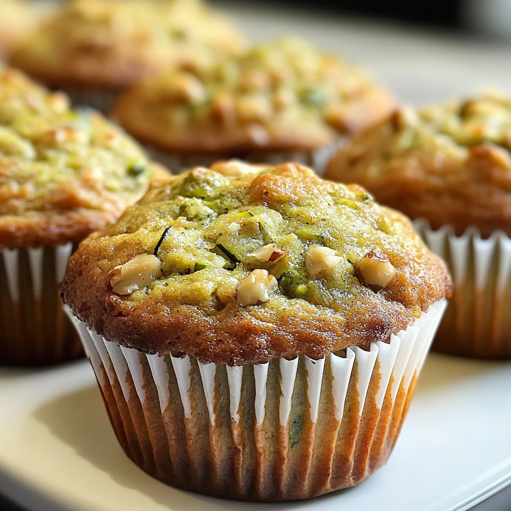 Bake Irresistible Zucchini Muffins for a Wholesome Snack! 4 Zucchini Muffins 7 Ingredients Perfectly Delicious