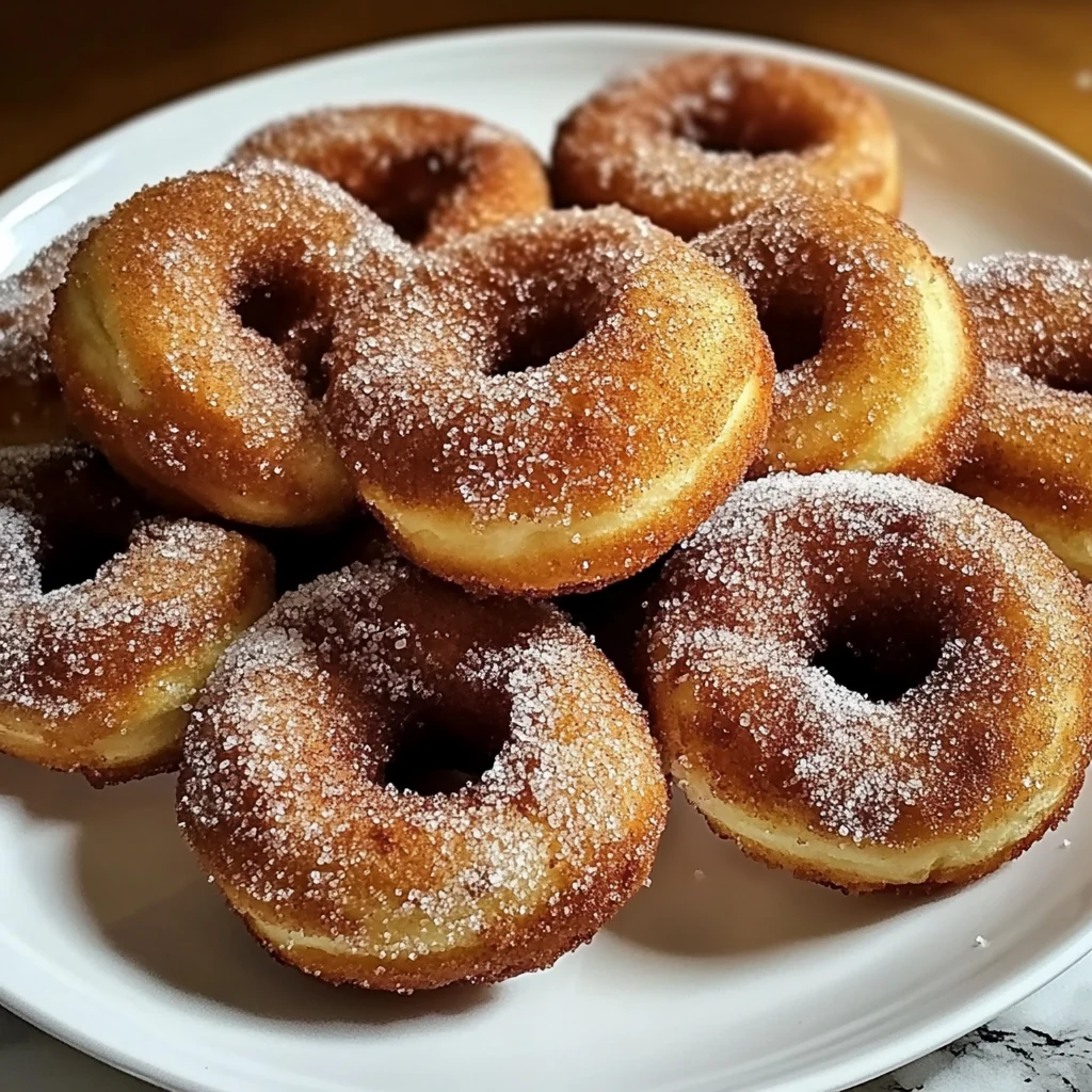 Make Irresistible 2 Ingredient Air Fryer Donuts in Just 8 Minutes! 4 2 Ingredient Air Fryer Donut 8 Minutes Easy Delicious