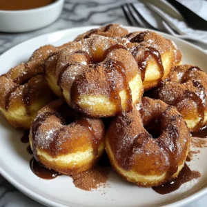2 Ingredient Air Fryer Donut 8 Minutes Easy Delicious