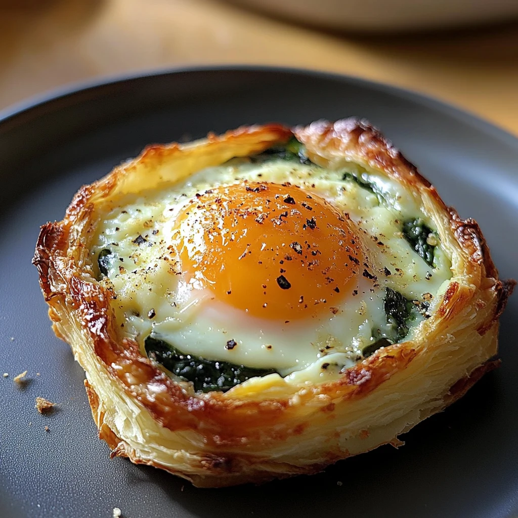 Indulge in Baked Eggs Napoleon for a Delicious Brunch Delight 4 Baked Eggs Napoleon 4 Servings Easy Delicious