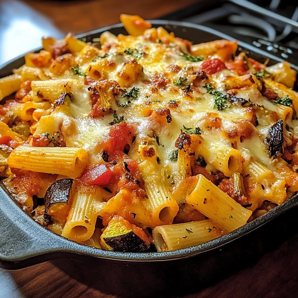 Baked Ziti with Roasted Vegetables: 9 Ingredients, Best, Delicious