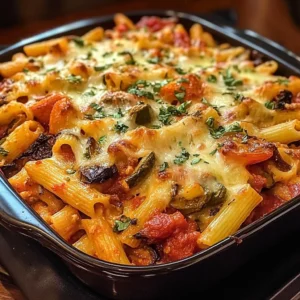 Baked Ziti with Roasted Vegetables: 9 Ingredients, Best, Delicious