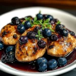 Blueberry Thyme Chicken 4 Ingredients Perfectly Delicious