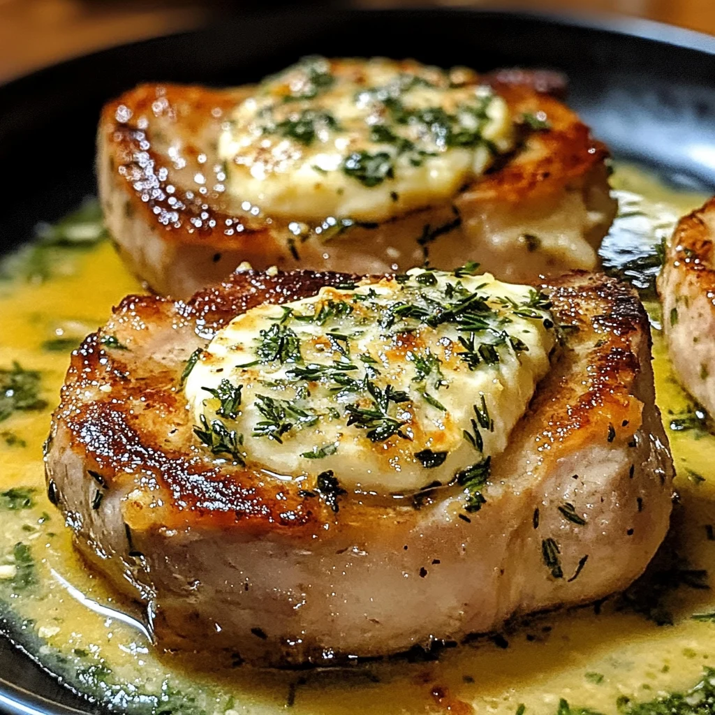 Boursin Stuffed Pork Chops 4 Servings Easy Delicious