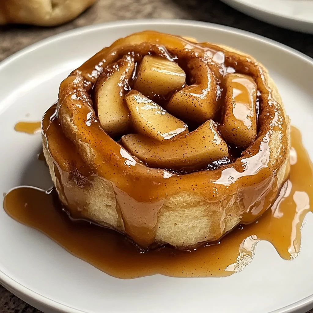 Caramel Apple Cinnamon Rolls 12 Ingredients Easy Delicious