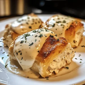 Chicken Pillows With Creamy Parmesan Sauce: 30 Minutes Amazing