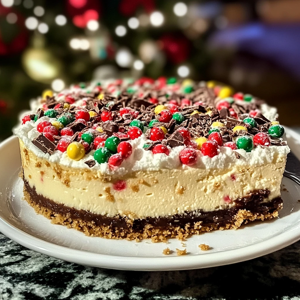 Christmas Sugar Cookie Cheesecake 6 Ingredients Easy Delicious