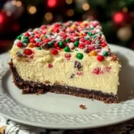 Christmas Sugar Cookie Cheesecake 6 Ingredients Easy Delicious